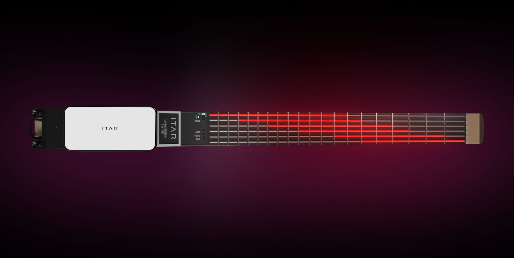 itar guitar with phone attachment